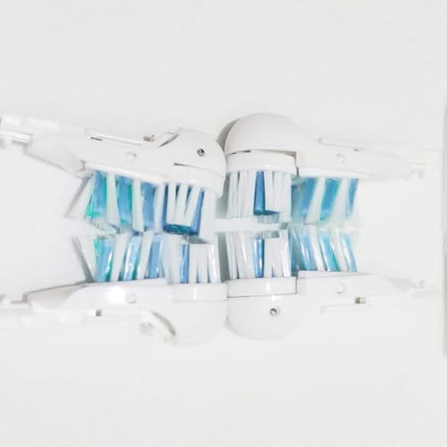 Sensitive Replacement Electric Replacement Toothbrush Heads (4 Count), Dual Clean Rotating Sets Compatible with Braun Oral B Cross Action Power 3733 4732