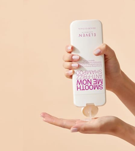 ELEVEN AUSTRALIA Smooth Me Now Anti-Frizz Shampoo for Frizz Control, Silky Smooth Hair, Moisturizes & Protects, Enhances Smoothness, Sulfate-Free
