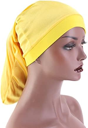Unisex Spandex Braids & Dreadlocks Cap 3 Packed,Jumbo Satin Night Sleep Bonnet Hair Covers for Men Women