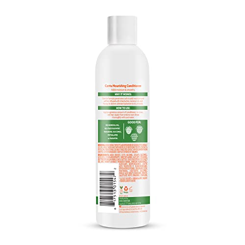 Cantu Care for Kids Nourishing Sulfate-free Conditioner with Shea Butter, 8 fl oz (Pack of 3)