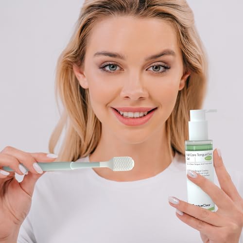 Oral Mucosal Cleaner & Gel Kit | Silicon Oral Cleaner with Air Bag | Mouth Odor Eliminator | Fresh Mint (Set of 1)…