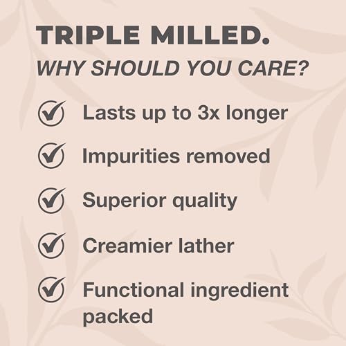 ONE Bar Stimulating Sandalwood 3.5 oz 3 Pack - All in One Shave, Shower, Shampoo for face, beard, body, hair/scalp. SuperFAT “oil” Infused: Avocado, Mango, Olive, Coconut, Argan Oil, Moisturizing.