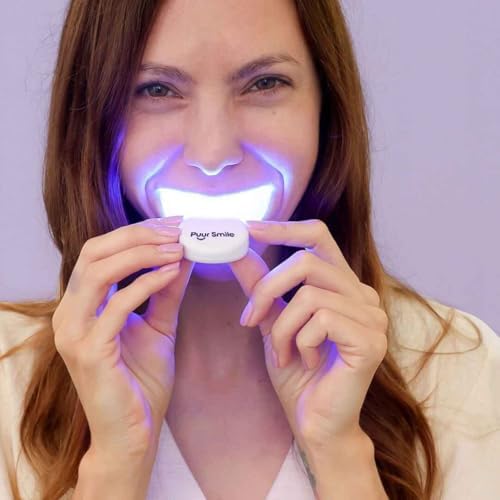 Teeth Whitening Kit – LED Light & Whitening Gel with Remineralization Syringes – Professional-Grade Whitening for Sensitive Teeth – Removes Stains from Coffee, Wine, & Smoking