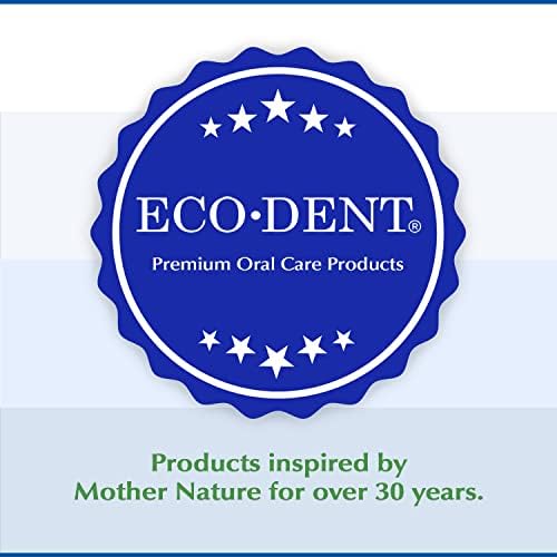 Eco-Dent Alcohol-Free Mouthwash, Mint - Ultimate Essential MouthCare, Oral Care Mouth Wash for Adults, Baking Soda Mouth Rinse with CoQ10/Herbs/Essential Oils, 8 Fl Oz (Pack of 6)
