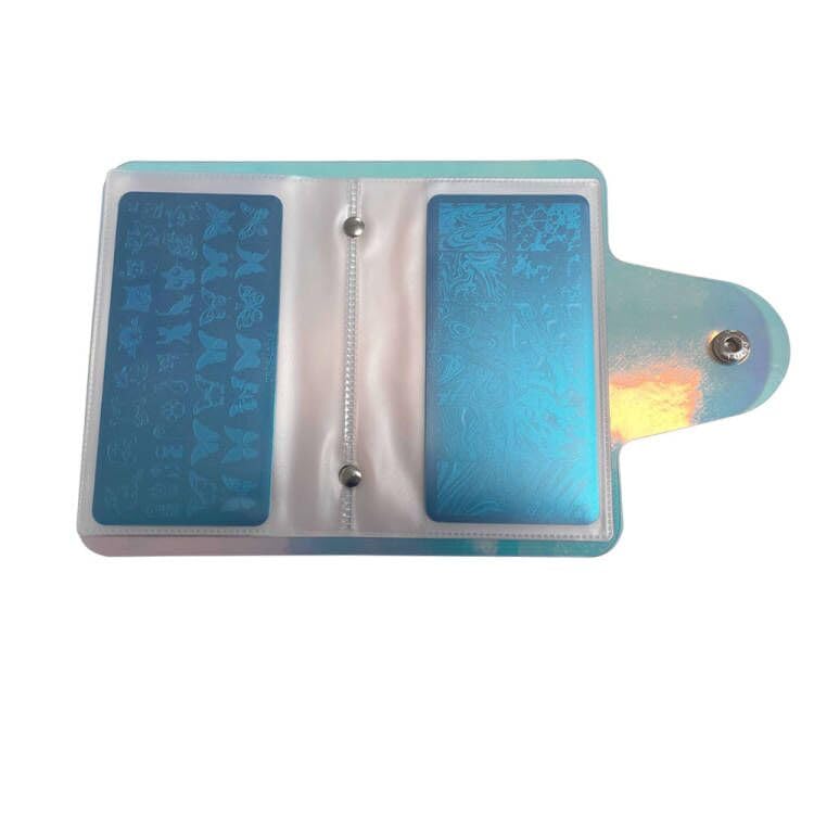 VNC 21 Pcs Nail Stamp Plates Set 16 Plate 2Stamper and 2 Scraper 1storage Bag Nails Art Stamping Plate Scraper Stamper Set Leaves Flowers Animal Nail Plate Template Image Plate Set