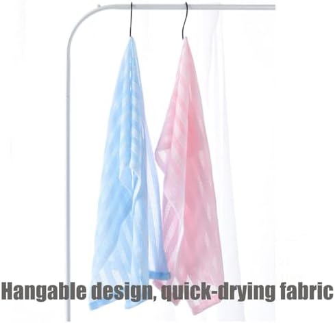 Exfoliating Shower Towel, Bath Cloth Exfoliating, Exfoliating Towel, Back Exfoliator Towel, Travel Friendly and Quick Drying, for Men and Women (4Pcs)