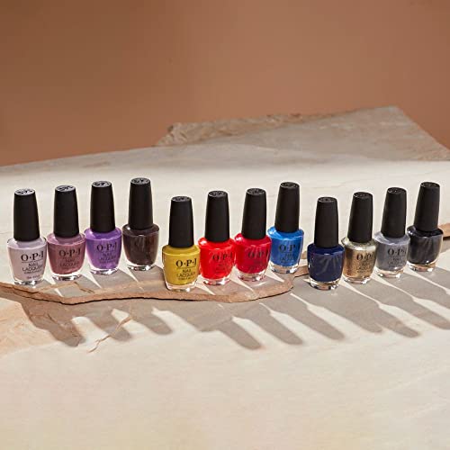 OPI Nail Lacquer, Cave the Way, Black Nail Polish, Fall Wonders Collection, 0.5 fl oz