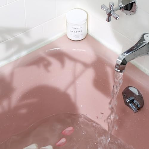 HERBIVORE Coconut Milk Bath Soak | Deeply Hydrating + Skin Softening, Soothing Light Coconut Scent, Vegan, Plant-Based, 237 mL / 8 oz