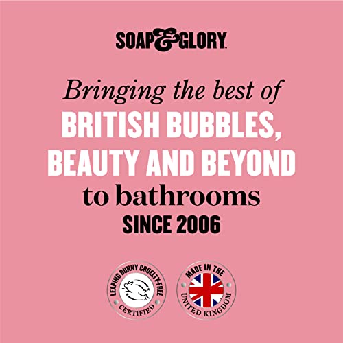 Soap & Glory The Glorious Five Skin Care Gift Set - The Righteous Body Butter Cream, Hand Food Hand Cream, Clean on Me Shower Gel, Vitamin C Facial Cleanser & Exfoliating Body Scrub (5 Count)