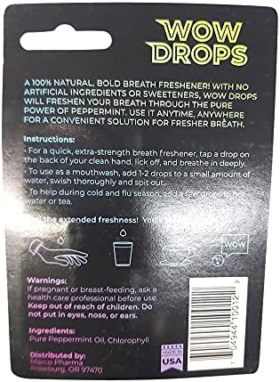Wow Drops Breath Freshener - 2 Pack
