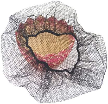 Qiansou Disposable Hair Nets Durable Nylon Breathable Honeycomb Pack of 100