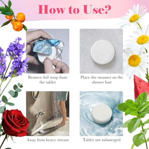 W&E Choice Shower Steamers Aromatherapy - Shower Bombs with Natural Essential Oils for Daily Relaxation & Stress Relief, Birthday Gifts for Women & Men, Gift for Women& Men, Mom, Teen 21 Pack