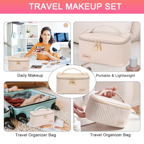 All in One Makeup Kit, Makeup Kit for Women Full Kit, Travel Make Up Gift Set for Women, Teens & Girls, Includes Eyeshadow Lipstick Eyeliner Eyebrow Pencil Brush Set, Beginners and Professionals Alike