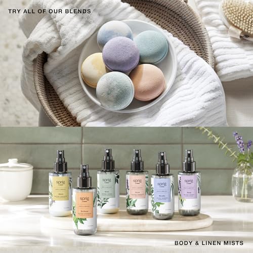 Sprig by Kohler Chamomile + Green Tea Bath Bomb, Hypoallergenic, Made with Natural Botanicals & Premium Skincare Ingredients (Shea Butter, Coconut Oil, & Kaolin Clay) to Calm and Sooth - Relax