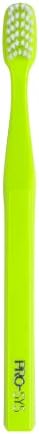 PRO-SYS® Soft Toothbrush for Adult with Sensitive Teeth & Gums, ADA Accepted, with 35-Tuft Wide Dupont® Tynex® Bristles, Pack of 4