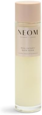 NEOM- Lavender, Jasmine & Rosewood Bath Foam, 6.76 fl oz | Real Luxury Range | Coconut & Almond Oil | Scent to De-Stress | Vegan & Cruelty Free