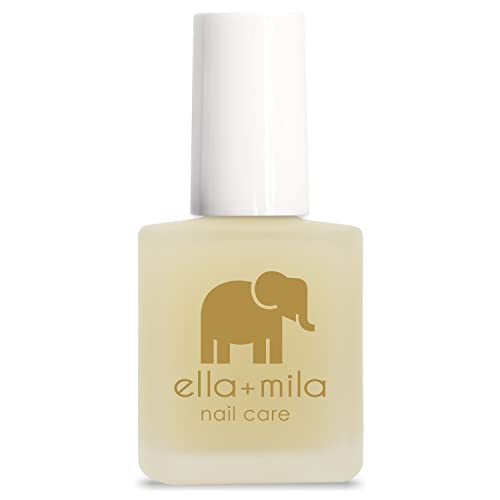 ella+mila All About the Base - Coat Nail Polish - Long-lasting Ridge Filler Base Coat - Nail Care that Helps Smooth & Fill Natural Nails (0.45 fl oz)