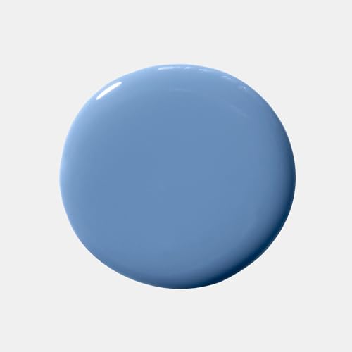 Dazzle Dry Nail Lacquer (Step 3) - Varsity Blues - A muted light denim. Full coverage cream. (0.5 fl oz)