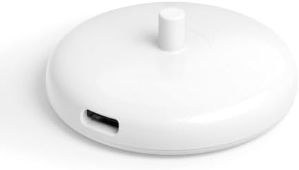 Electric Toothbrush Travel Charger Replacement Slim Compatible with Philips Sonicare HX Series Electric Toothbrush, Inductive Mini Portable Charger Base-Type C(White)