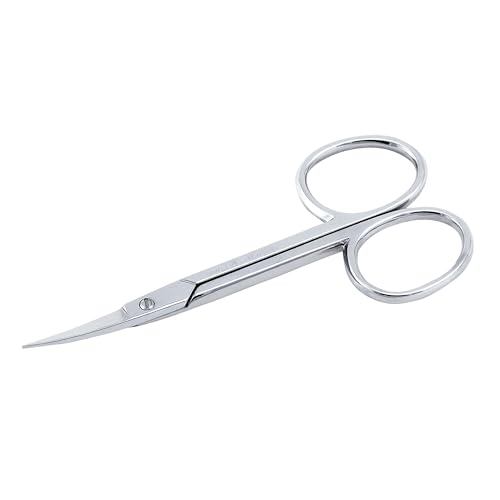 Tweezerman Long Lasting Sharp Cuticle Scissors, Nickle Plated
