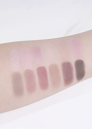 COLORGRAM Pin Point Eyeshadow Palette 02 Pink+Mauve= | Ultra-Blendable Matte, Glitter, Shimmer Shades for Daily Makeup | K-Beauty Eye Palette with Easy-to-Use Calculator Design