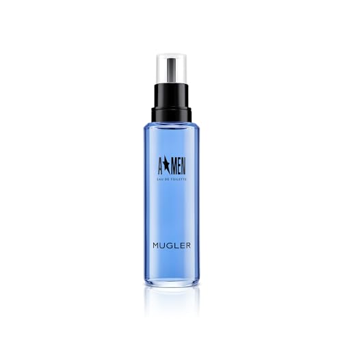 Mugler A*Men - Eau de Toilette - Mens Cologne - Woody & Ambery - With Patchouli & Coffee Extract - Long Lasting Fragrance