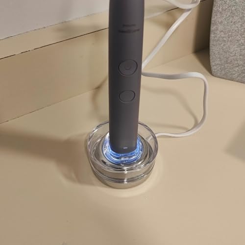 Electric Toothbrush Charger Base Compatible with Philips Sonicare HX9300 HX9900 Series Toothbrush 100-240V 1.5W Inductive Charging Base Waterproof Portable for Travel