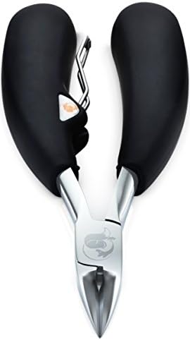 Toenail Clippers for Thick or Ingrown Nails – Heavy-Duty Soft-Grip Nail Nipper with Surgical-Grade Steel Blades – Professional Tool for Men, Women & Seniors