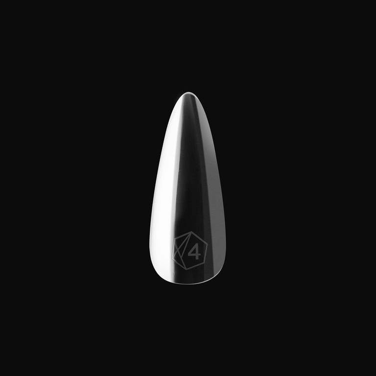 Aprés Gel-X® Natural Stiletto Medium Tip Box | 500pc Gel-X Tips, 11 Sizes 00-9, Premium Quality