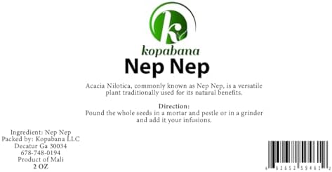 NEP NEP (Acacia Nilotica Seeds) - 2oz, Hand-Harvested and Sun-Dried Organic Seeds from Mali