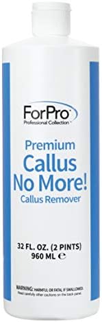 ForPro Professional Collection Premium Callus No More! Callus Remover, Fast-Acting Callus Removing Formula, 32 oz.