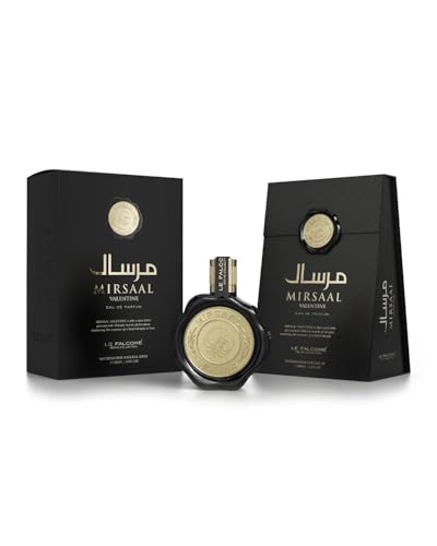Mirsaal Valentine Eau de Parfum – Elegant Unisex Fragrance with Mint, Lavender & Musk – Fresh & Confident Scent for Men and Women – 3.4 oz