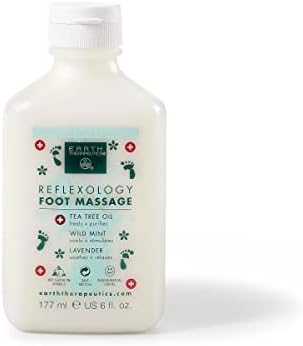 Earth Therapeutics Reflexology Foot Massage Lotion – Remove Calluses and Treat Your Dry Feet- Intense Moisturizing – Great for Therapeutic Foot Reflexology Massages