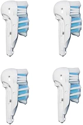 Sensitive Replacement Electric Replacement Toothbrush Heads (4 Count), Dual Clean Rotating Sets Compatible with Braun Oral B Cross Action Power 3733 4732