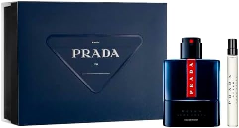 Prada Luna Rossa Ocean Eau de Parfum 2-Pcs Gift Set (Eau de Parfum vaporizador 3.4 fl oz + Eau de Parfum vaporizador 0.34 fl oz)