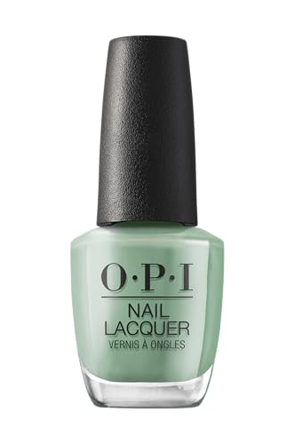 OPI Nail Lacquer Nail Polish | Opaque Light Green Crème Chip Resistant Nail Polish | Vegan, Fast Drying, Streak Free
