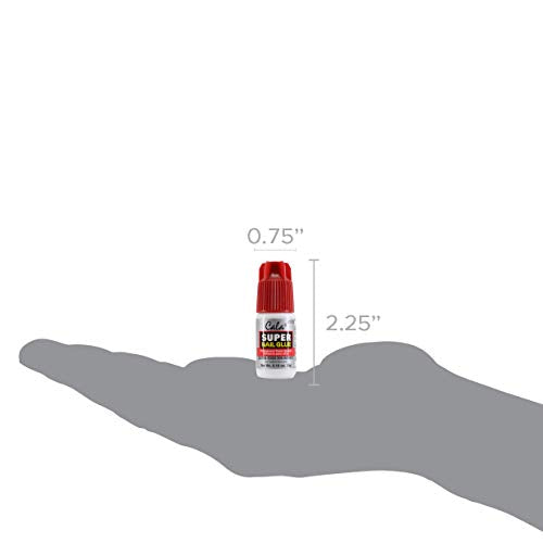 Cala Super Nail Glue Professional Salon Quality | Quick and Strong Nail Liquid Adhesive (12 Bottles)