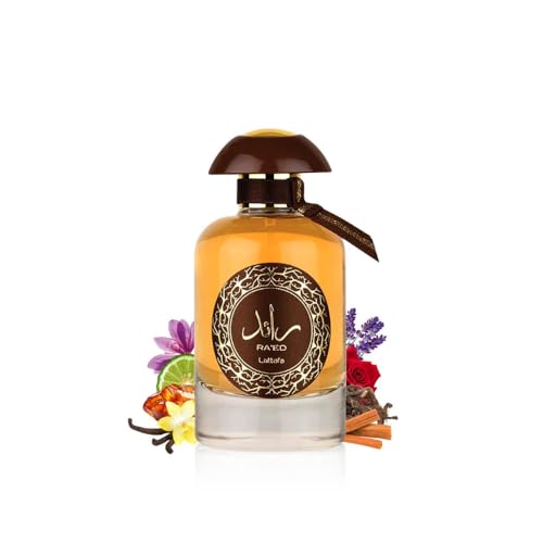 Lattafa Perfumes Ra'ed Oud for Unisex Eau de Parfum Spray, 3.4 Ounce