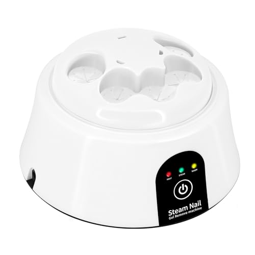 Nail Soaking Bowl, Electric Soak off Bowl Manicure Soaker for Gel Nail Polish Remover, Acrylic Nails, Dip Powder Remover, White