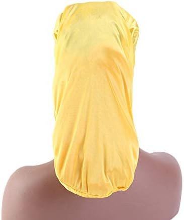 Unisex Spandex Braids & Dreadlocks Cap 3 Packed,Jumbo Satin Night Sleep Bonnet Hair Covers for Men Women