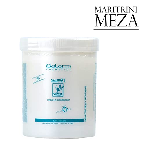 SALERM 21 Mask 34oz LEAVE-IN Conditioner, B5 Provitamin Lipsomes & Silk Protein - with a gift - Maritrini Meza