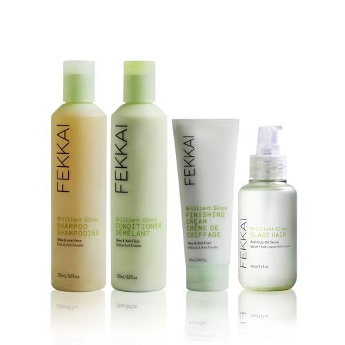 Fekkai Brilliant Gloss Shampoo - 8.5 oz - Transforms Hair with 4X Shine - Free of Sulfates, Parabens, Phthalates - Vegan, Cruelty-Free