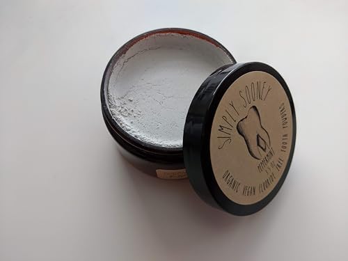 Zero Waste up to 6 Month Supply Organic Vegan Fluoride Free Tooth Powder Peppermint Flavor- Ships Without Any Plastic Packaging I Natural Whitening I Stronger Teeth