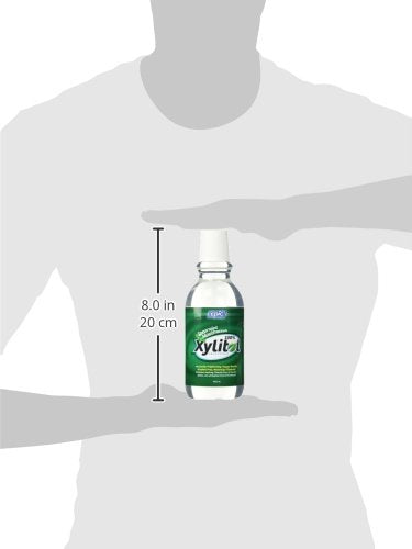 Epic Xyitol Spearmint Flavored Mouthwash, 16-Ounce