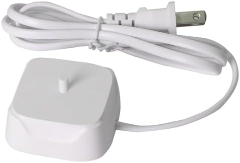 Electric Toothbrush Charger, Replacement Charger for AquaSonic /7AM2M AM100 AM101 AM103 Philips/Oral B/and More Electric Toothbrush, Portable (White)