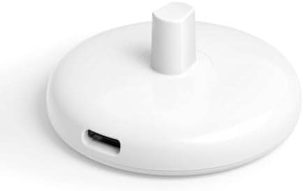Electric Toothbrush Travel Charger Replacement Slim Compatible with Oral B Pro/iO/D Electric Toothbrush, Inductive Mini Portable Charger Base-Type C(White)
