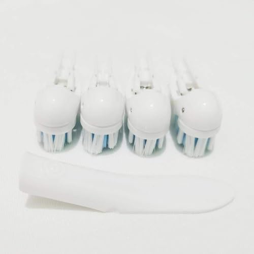 Sensitive Replacement Electric Replacement Toothbrush Heads (4 Count), Dual Clean Rotating Sets Compatible with Braun Oral B Cross Action Power 3733 4732