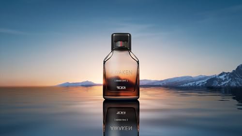 TUMI AWAKEN 08:00 GMT Gift Set - Refreshing Cologne for Men with Woody Fragrance Notes - 3.4 oz & 1.0 oz Eau de Parfum