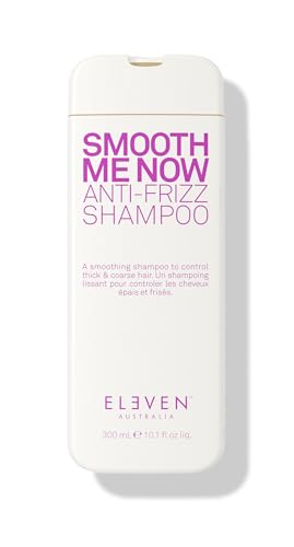 ELEVEN AUSTRALIA Smooth Me Now Anti-Frizz Shampoo for Frizz Control, Silky Smooth Hair, Moisturizes & Protects, Enhances Smoothness, Sulfate-Free