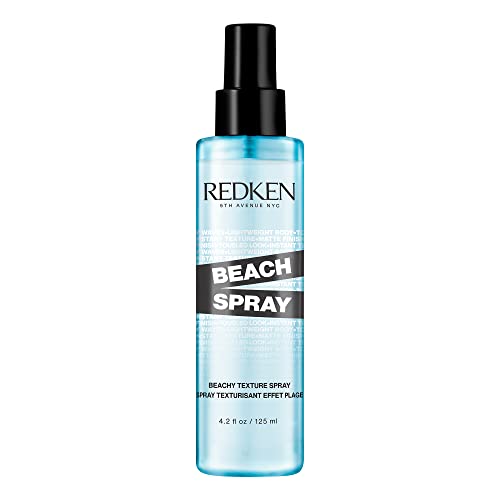 Redken Beach Spray Texturizing Hairspray - Sea-Salt-Free Spray, Adds Instant Texture and Volume, For Beachy Waves and Curls